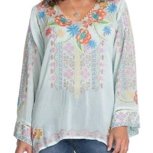 Johnny Was Reveda Blouse Size M worn twice